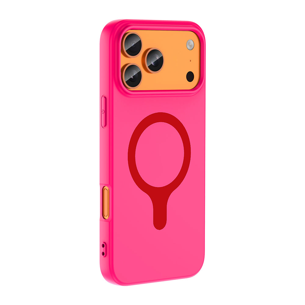 iPhone 17 Pro Max Kılıf M-Safe Şarj Özellikli Zore Aris Silikon Kılıf