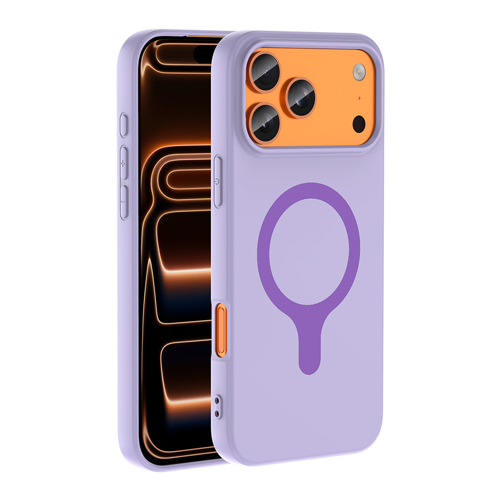iPhone 17 Pro Max Kılıf M-Safe Şarj Özellikli Zore Aris Silikon Kılıf