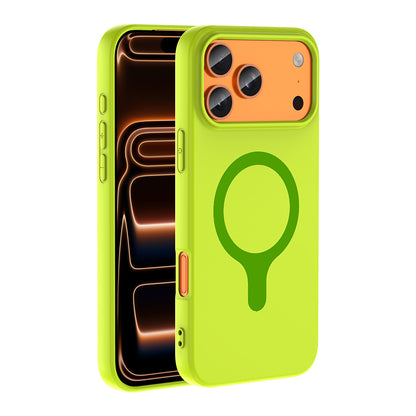 iPhone 17 Pro Max Kılıf M-Safe Şarj Özellikli Zore Aris Silikon Kılıf