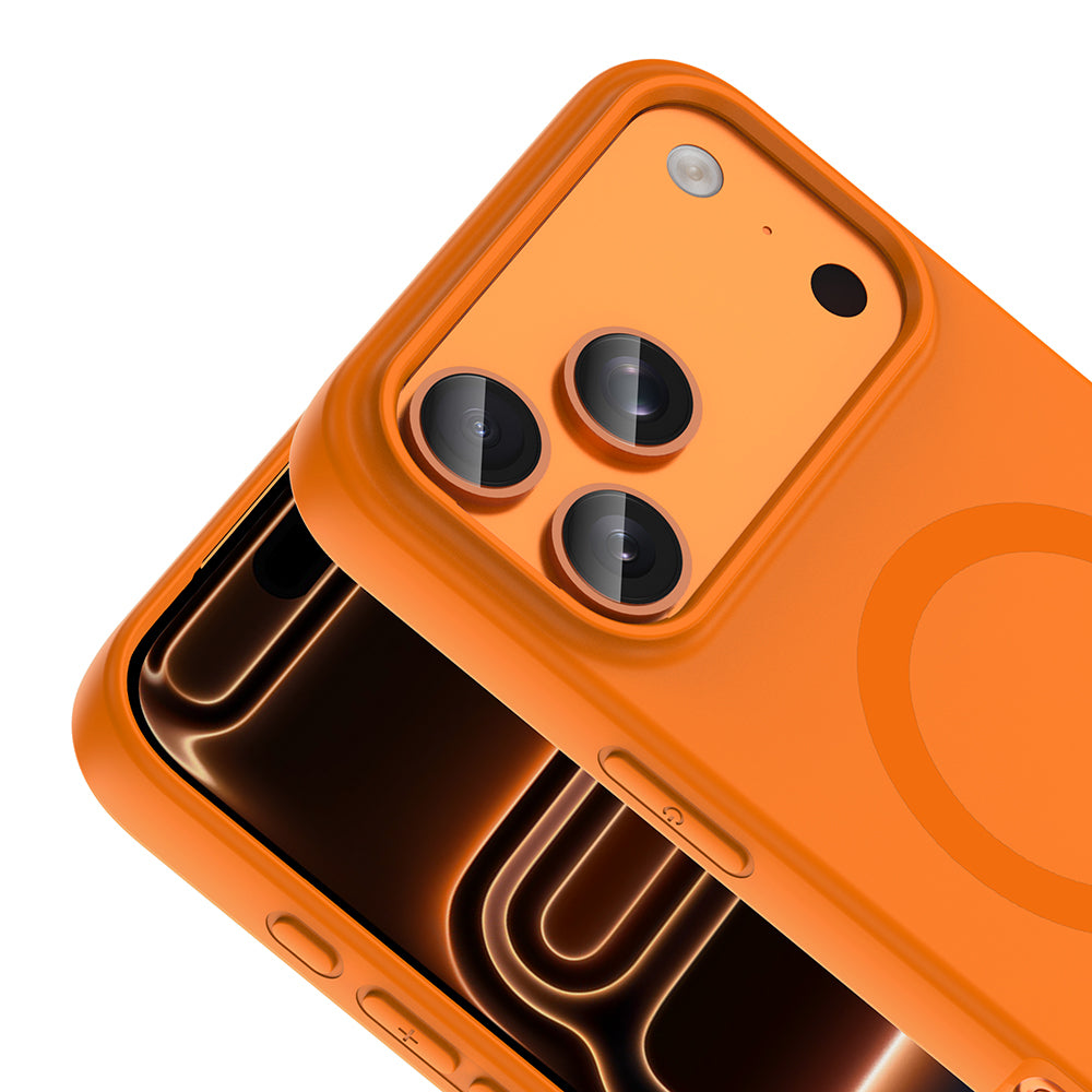 iPhone 17 Pro Max Kılıf M-Safe Şarj Özellikli Zore Aris Silikon Kılıf