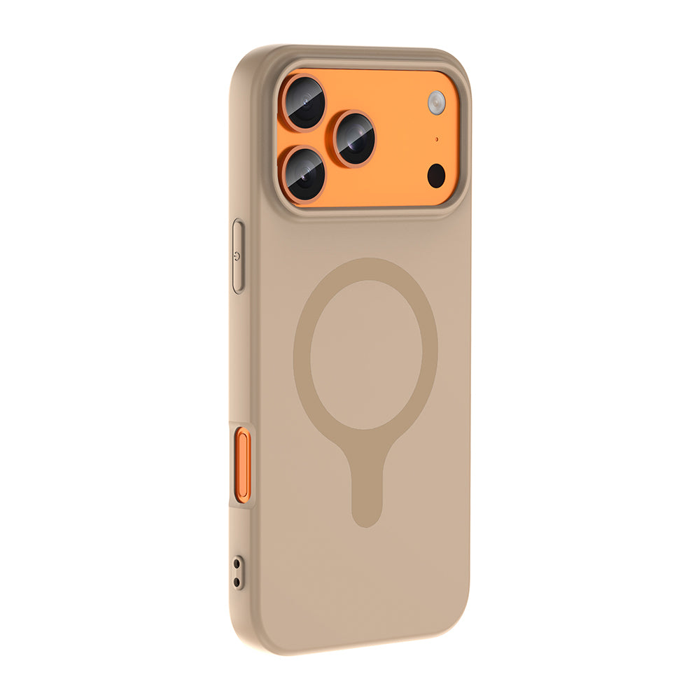 iPhone 17 Pro Max Kılıf M-Safe Şarj Özellikli Zore Aris Silikon Kılıf