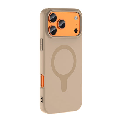 iPhone 17 Pro Max Kılıf M-Safe Şarj Özellikli Zore Aris Silikon Kılıf