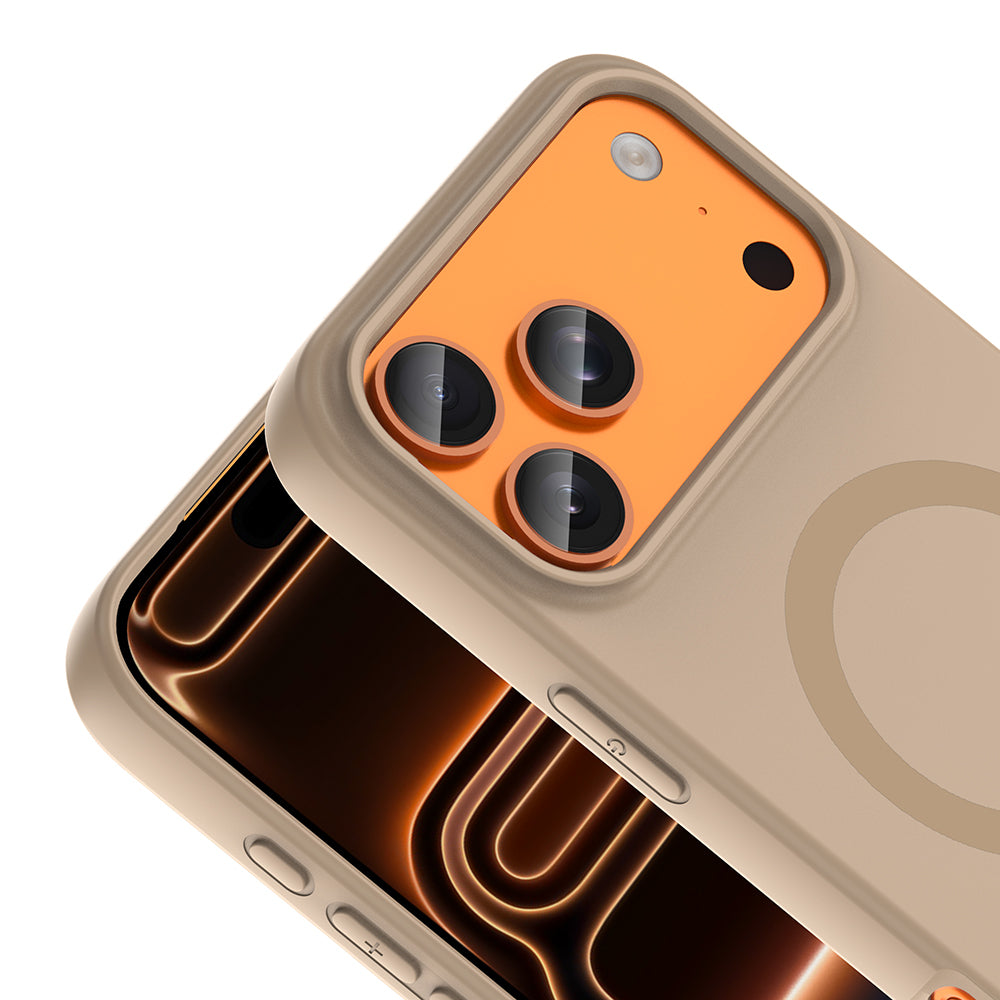 iPhone 17 Pro Max Kılıf M-Safe Şarj Özellikli Zore Aris Silikon Kılıf