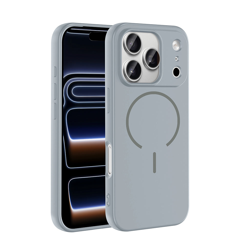 iPhone 17 Pro Max Kılıf M-safe Şarj Özellikli Zore Meta Kılıf