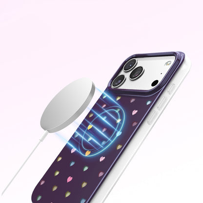 iPhone 17 Pro Max Kılıf M-Safe Şarj Özellikli Zore Paris Axen Sert PC Kılıf