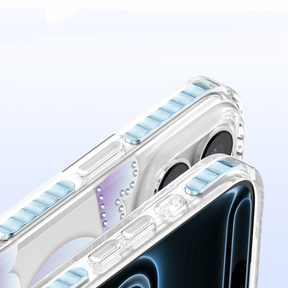 iPhone 17 Pro Max Kılıf M-Safe Şarj Özellikli Zore Paris Elvo Sert PC Kılıf