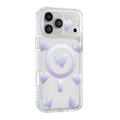 iPhone 17 Pro Max Kılıf M-Safe Şarj Özellikli Zore Paris Elvo Sert PC Kılıf