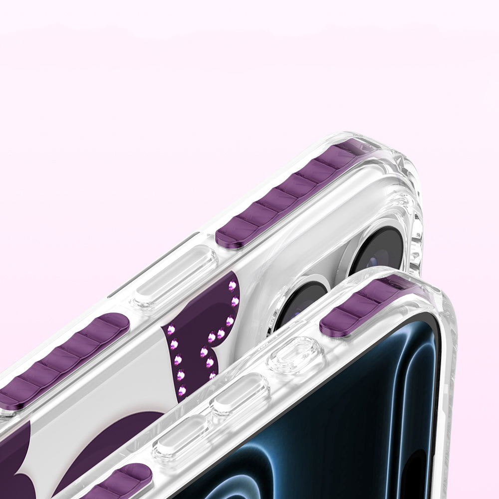 iPhone 17 Pro Max Kılıf M-Safe Şarj Özellikli Zore Paris Elvo Sert PC Kılıf