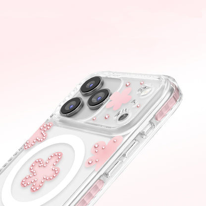 iPhone 17 Pro Max Kılıf M-Safe Şarj Özellikli Zore Paris Elvo Sert PC Kılıf