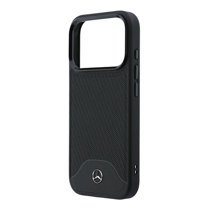 iPhone 17 Pro Max Kılıf Mercedes Benz Orijinal Lisanslı M-safe Şarj Özellikli 3D Metal Logolu Wood Deri Dokumalı Kılıf