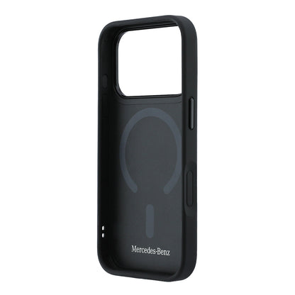 iPhone 17 Pro Max Kılıf Mercedes Benz Orijinal Lisanslı M-safe Şarj Özellikli 3D Metal Logolu Wood Deri Dokumalı Kılıf