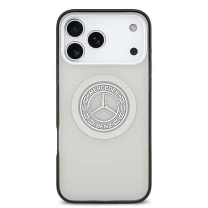 iPhone 17 Pro Max Kılıf Mercedes Benz Orijinal Lisanslı M-safe Şarj Özellikli Çift Katmanlı PC Nostaljik Yıldız Dizayn Kılıf