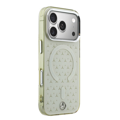 iPhone 17 Pro Max Kılıf Mercedes Benz Orijinal Lisanslı M-Safe Şarj Özellikli Çift Katmanlı Yıldız Desenli Dizayn Kılıf