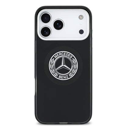iPhone 17 Pro Max Kılıf Mercedes Benz OrijinalLisanslı M-safe Şarj Özellikli Çift Katmanlı PC Nostaljik Yıldız Dizayn Kılıf