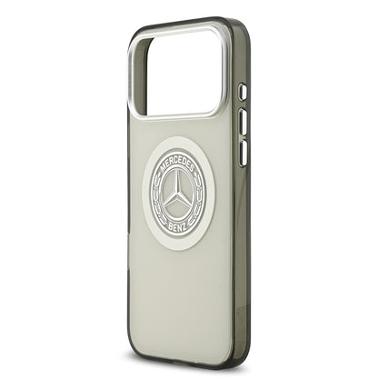 iPhone 17 Pro Max Kılıf Mercedes Benz OrijinalLisanslı M-safe Şarj Özellikli Çift Katmanlı PC Nostaljik Yıldız Dizayn Kılıf