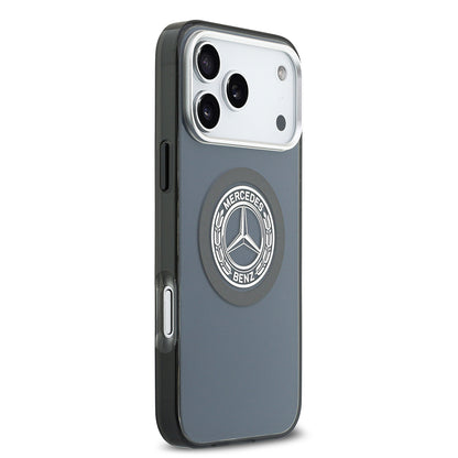 iPhone 17 Pro Max Kılıf Mercedes Benz OrijinalLisanslı M-safe Şarj Özellikli Çift Katmanlı PC Nostaljik Yıldız Dizayn Kılıf