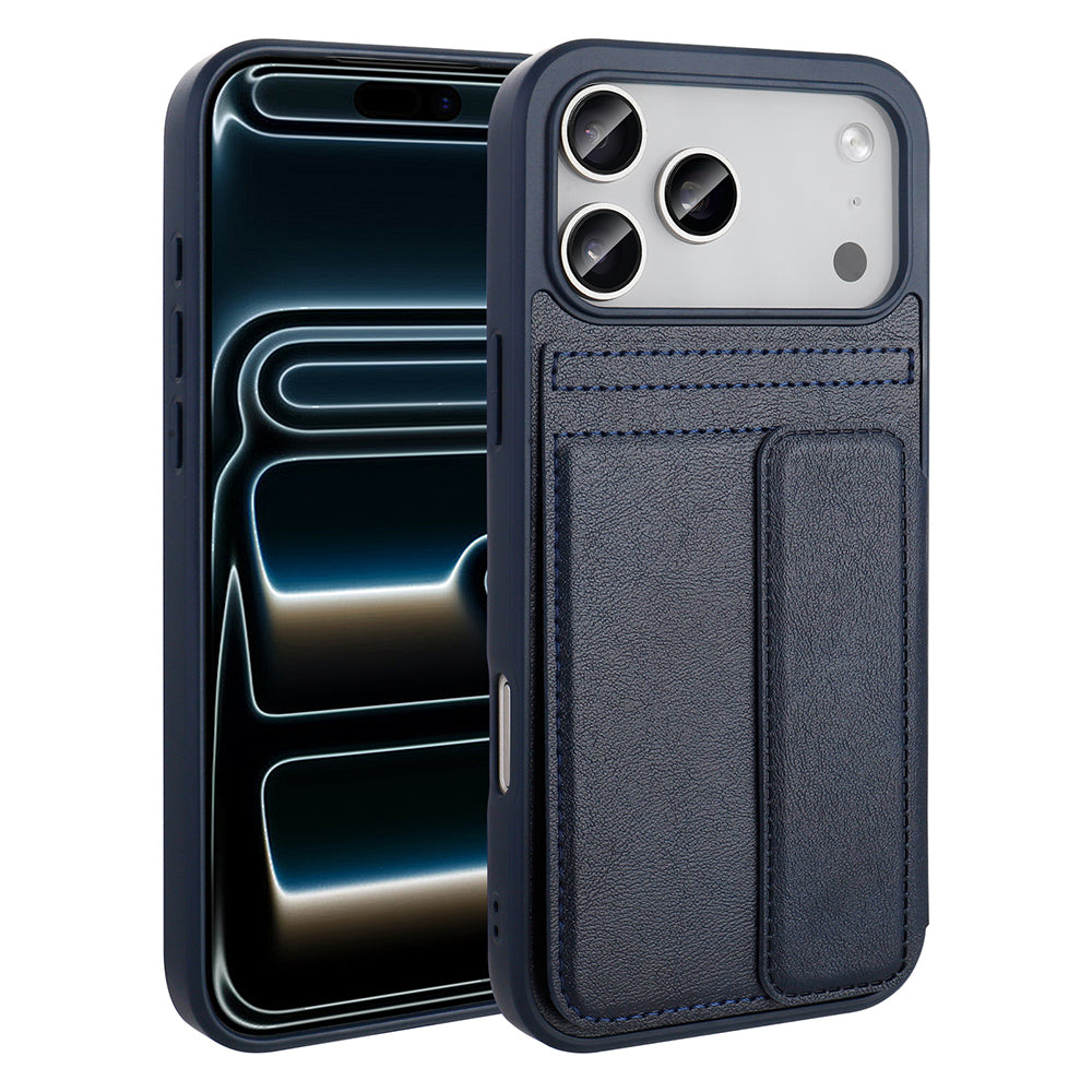 iPhone 17 Pro Max Kılıf PU Deri Kartlıklı Zore Sevilla Kılıf