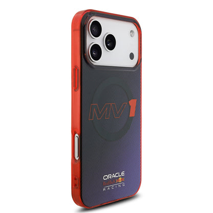 iPhone 17 Pro Max Kılıf Redbull Orijinal Lisanslı M-safe Şarj Özellikli Çift Katmanlı Çizgi Desenli Sert PC MV Kılıf