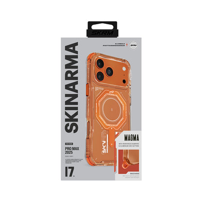 iPhone 17 Pro Max Kılıf SkinArma M-safe Şarj Özellikli Airbag Tasarımlı Magma Kılıf