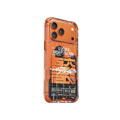 iPhone 17 Pro Max Kılıf Skinarma M-Safe Şarj Özellikli IML Baskılı X M56 Kılıf
