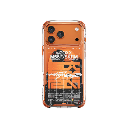 iPhone 17 Pro Max Kılıf Skinarma M-Safe Şarj Özellikli IML Baskılı X M56 Kılıf