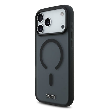 iPhone 17 Pro Max Kılıf TUMI Orijinal Lisanslı M-safe Şarj Özellikli Buzlu Transparan Kılıf