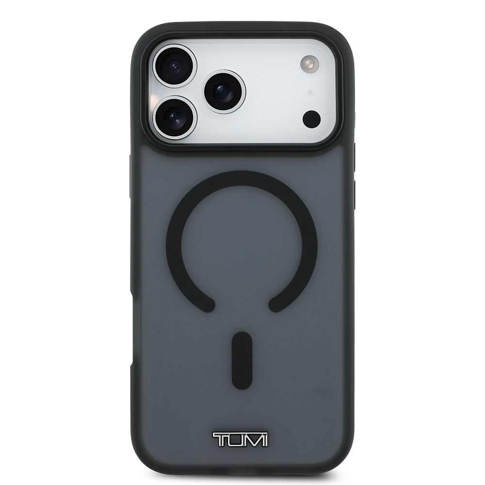 iPhone 17 Pro Max Kılıf TUMI Orijinal Lisanslı M-safe Şarj Özellikli Buzlu Transparan Kılıf