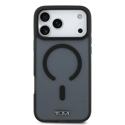 iPhone 17 Pro Max Kılıf TUMI Orijinal Lisanslı M-safe Şarj Özellikli Buzlu Transparan Kılıf