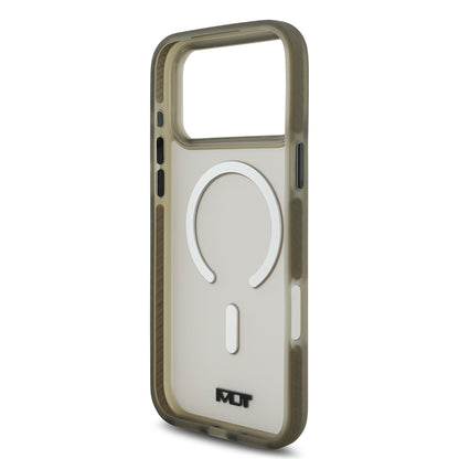 iPhone 17 Pro Max Kılıf TUMI Orijinal Lisanslı M-safe Şarj Özellikli Buzlu Transparan Kılıf