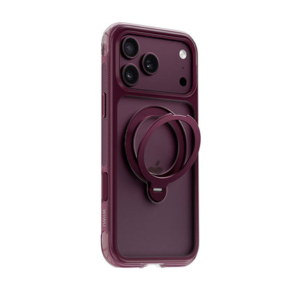 iPhone 17 Pro Max Kılıf Wiwu AG-203 AeroGuard Ultra Serisi M-safe Şarj Özellikli Airbag Tasarımlı Standlı Kılıf