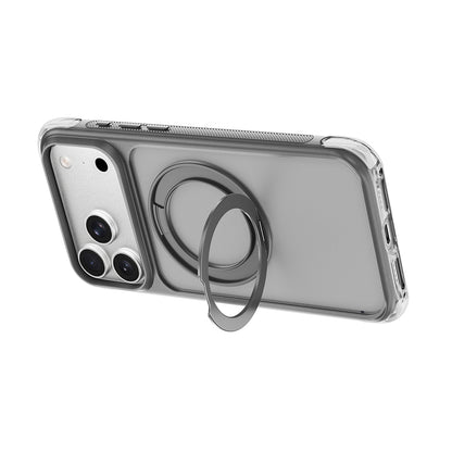iPhone 17 Pro Max Kılıf Wiwu AG-203 AeroGuard Ultra Serisi M-safe Şarj Özellikli Airbag Tasarımlı Standlı Kılıf