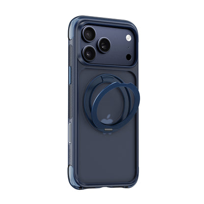 iPhone 17 Pro Max Kılıf Wiwu AG-203 AeroGuard Ultra Serisi M-safe Şarj Özellikli Airbag Tasarımlı Standlı Kılıf
