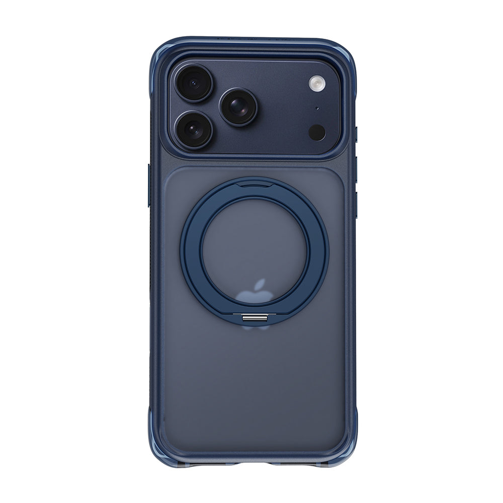 iPhone 17 Pro Max Kılıf Wiwu AG-203 AeroGuard Ultra Serisi M-safe Şarj Özellikli Airbag Tasarımlı Standlı Kılıf