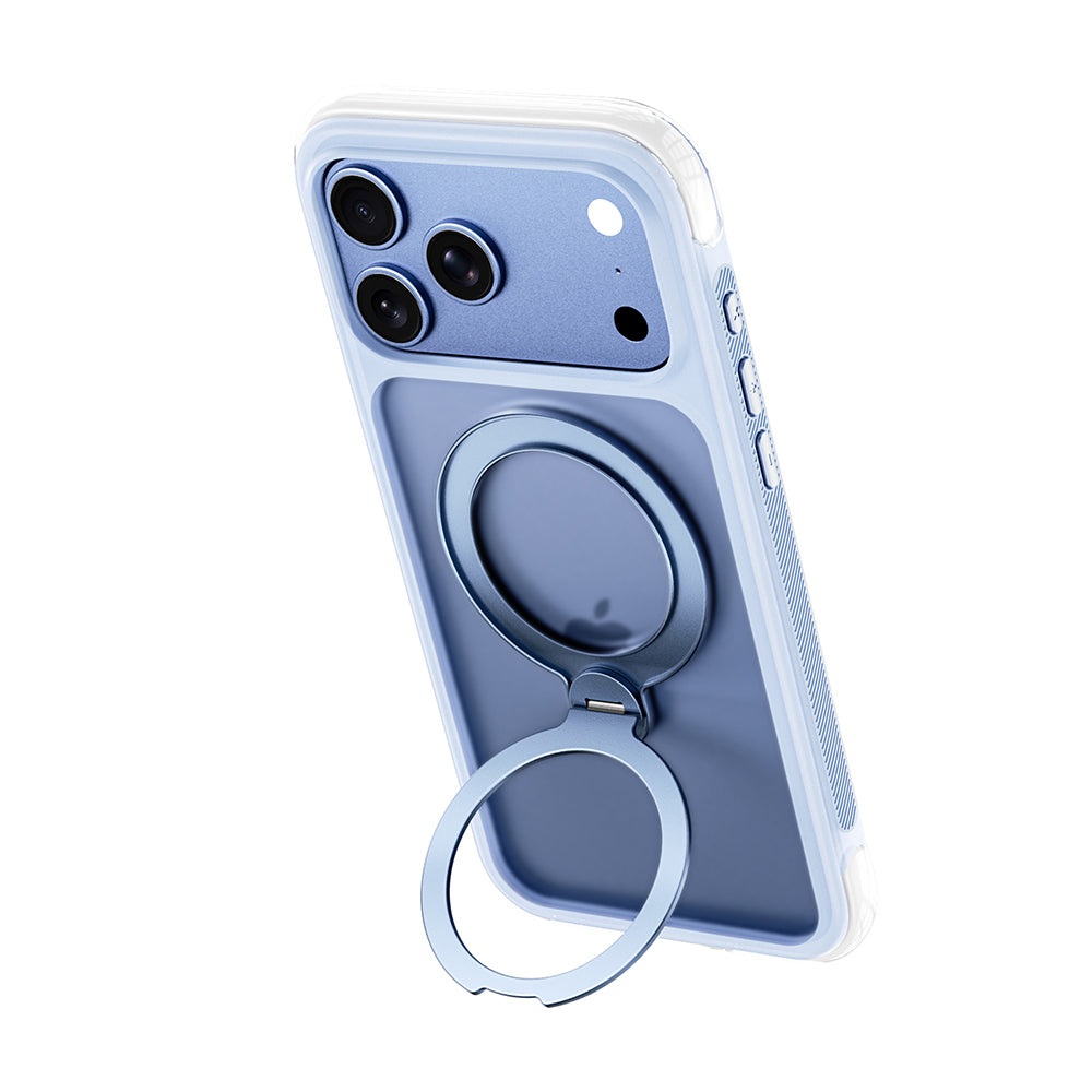 iPhone 17 Pro Max Kılıf Wiwu AS-203 AeroShield Ultra Serisi M-safe Şarj Özellikli Airbag Tasarımlı Standlı Kılıf