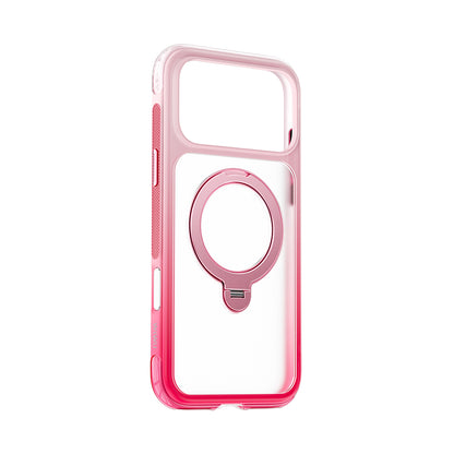 iPhone 17 Pro Max Kılıf Wiwu AS-204 AeroShield Aurora Ultra Serisi M-safe Şarj Özellikli Airbag Tasarımlı Standlı Kılıf