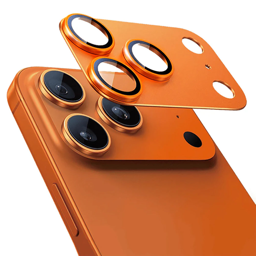 iPhone 17 Pro Max Mohseven Alüminyum Kaplamalı Safir Anti Reflective Kamera Lens Koruyucu
