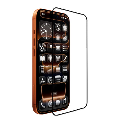 iPhone 17 Pro Max Mohseven Pure Safir Coating HD 3D Glue Temperli Cam Ekran Koruyucu