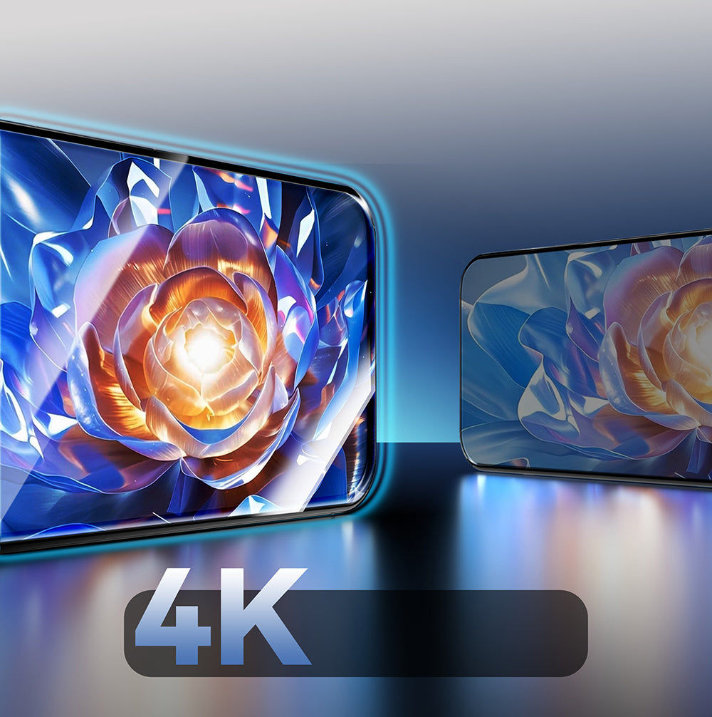 iPhone 17 Pro Max Mohseven Pure Safir Coating HD 3D Glue Temperli Cam Ekran Koruyucu