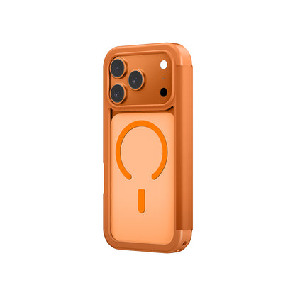 iPhone 17 Pro Max PU Kartlıklı Kılıflı Amazingthing Glamour Foilo Serisi Kılıf