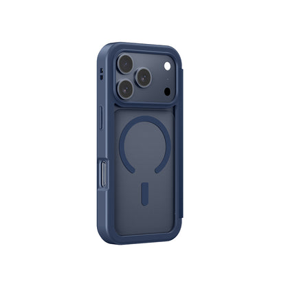 iPhone 17 Pro Max PU Kartlıklı Kılıflı Amazingthing Glamour Foilo Serisi Kılıf