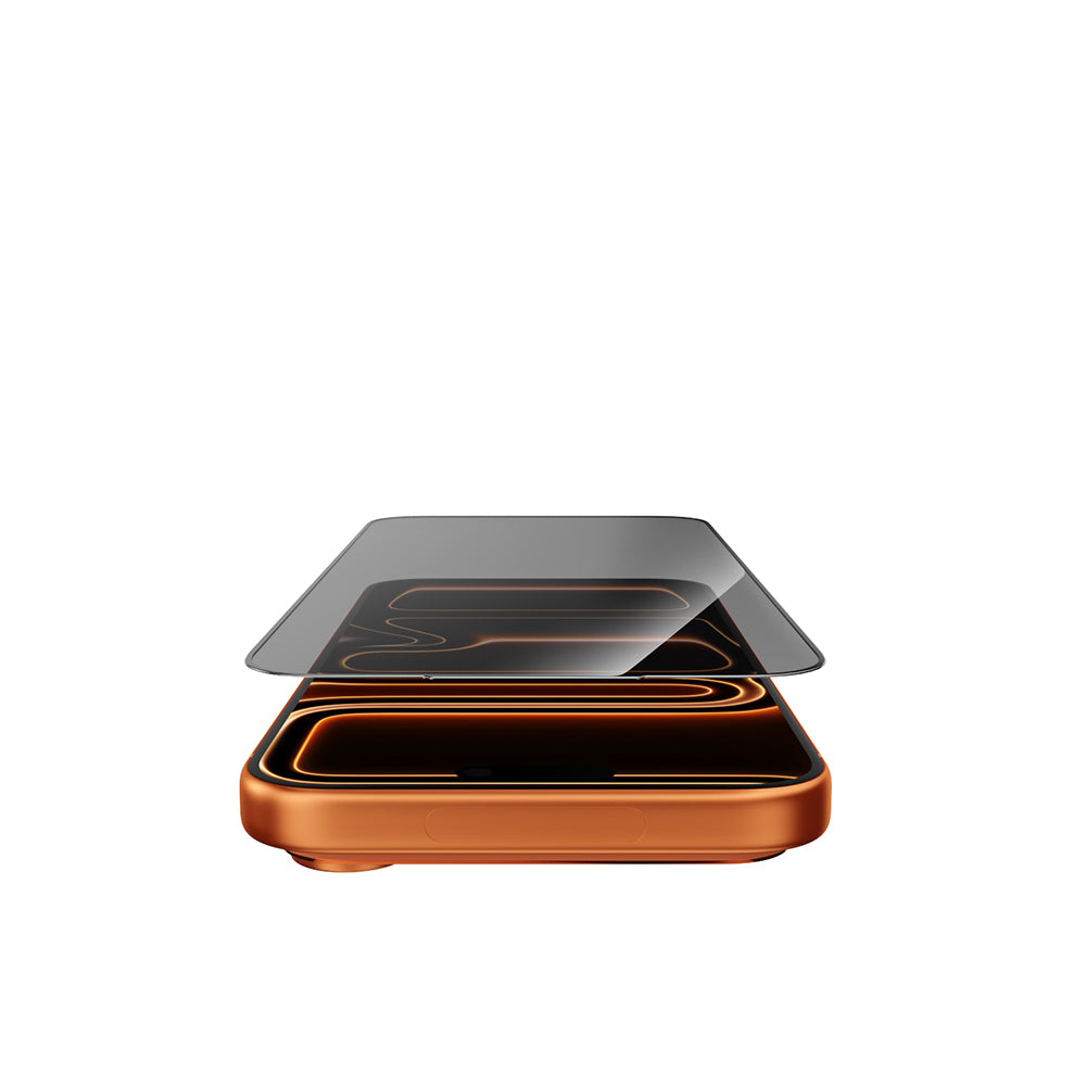 iPhone 17 Pro Max Wiwu GT-034 Glass Ultra Privacy Serisi 3D Hayalet Ekran Koruyucu Cam + Kolay Uygulama Aparatı