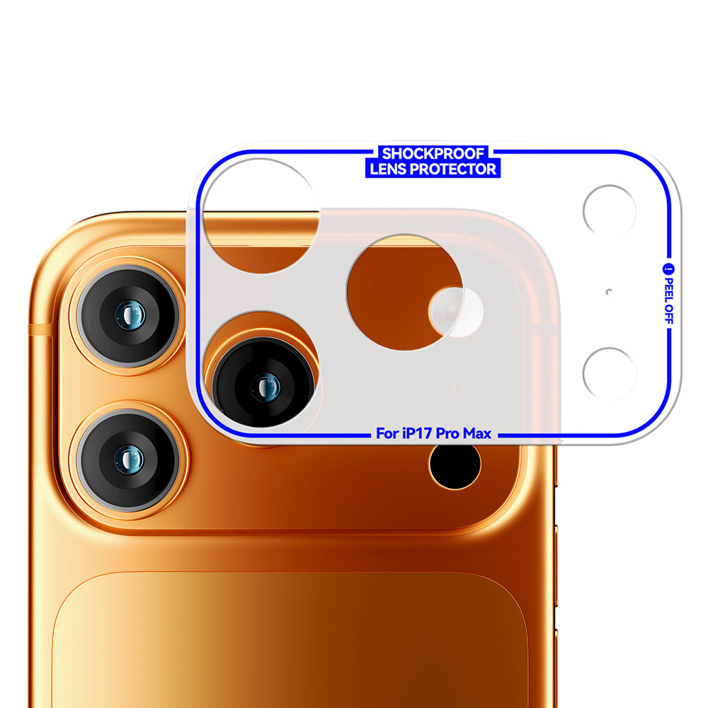 iPhone 17 Pro Mohseven Pet Film Kamera Çerçeve Koruyucu