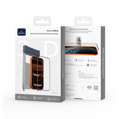 iPhone 17 Pro Wiwu GT-032 Glass Ultra Serisi 3D Polarize Ekran Koruyucu Cam + Kolay Uygulama Aparatı
