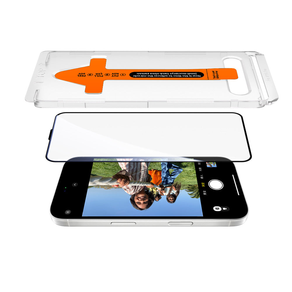 iPhone 17 Pro Zore 2.5D Oliv HD Temperli Cam Ekran Koruyucu + Kolay Uygulama Aparatı