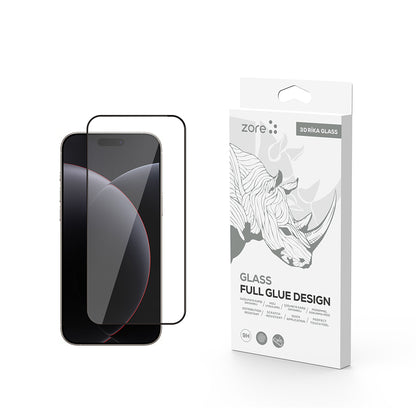 iPhone 17 Pro Zore Rika Premium Temperli Cam Ekran Koruyucu