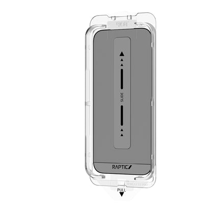 iPhone 17 Raptic Air Glass 2.5D Privacy Hayalet Ekran Koruyucu 2 Adet + Kolay Uygulama Aparatlı