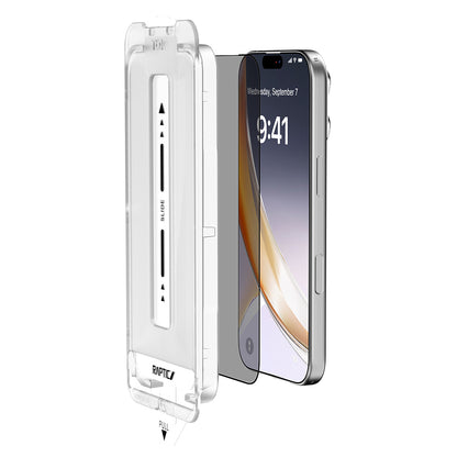 iPhone 17 Raptic Air Glass 2.5D Privacy Hayalet Ekran Koruyucu 2 Adet + Kolay Uygulama Aparatlı