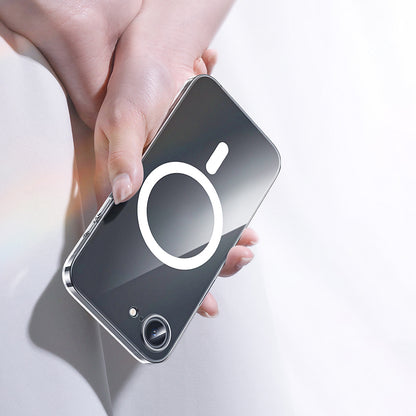 iPhone 17E Kılıf M-safe Şarj Özellikli Benks Crystal Serisi Şeffaf Kılıf