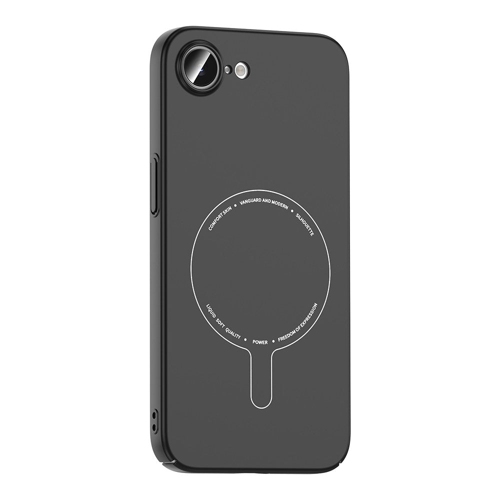 iPhone 17E Kılıf M-Safe Şarj Özellikli Kamera Korumalı Zore Elio Sert PC Kılıf