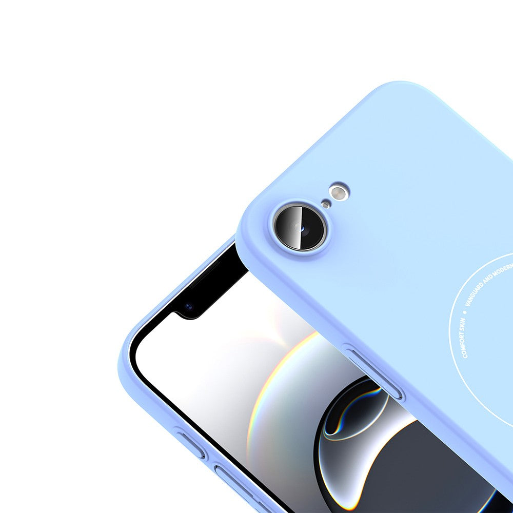 iPhone 17E Kılıf M-Safe Şarj Özellikli Kamera Korumalı Zore Elio Sert PC Kılıf